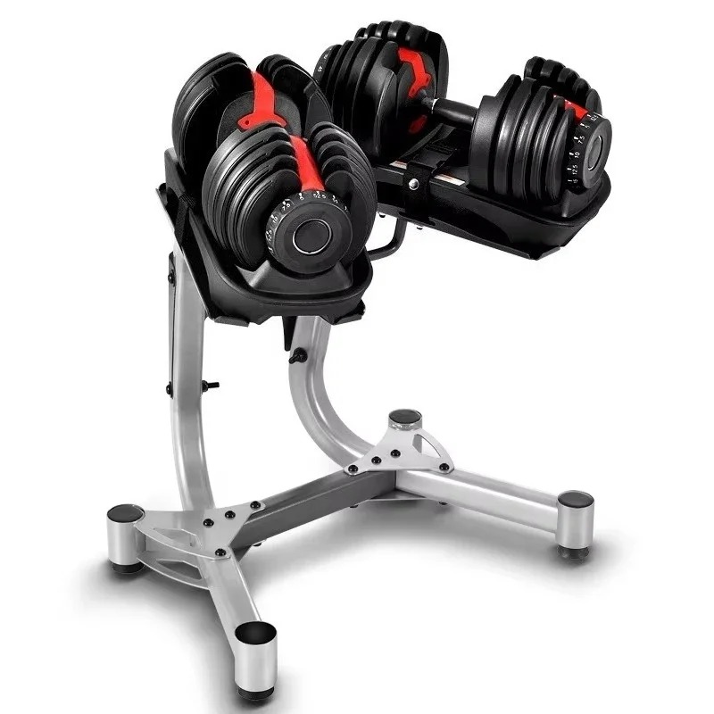 Adjustable Dumbbell Pair 40Kg - Set Dumbbell 15 Tingkat Penyesuaian Cepat