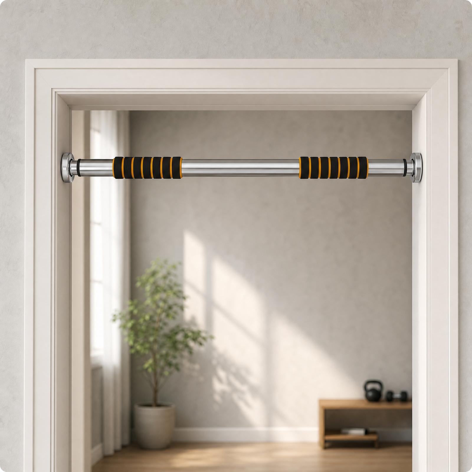 Door Pull Up Bar No Screw - Bar Pull Up Baja untuk Pintu