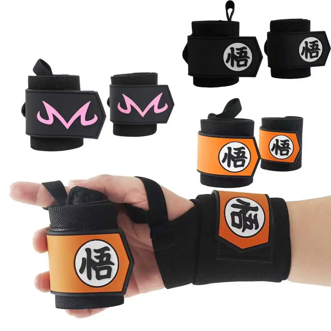 Wrist Wraps Weightlifting Support - 1 Pasang Pelindung Pergelangan Tangan untuk