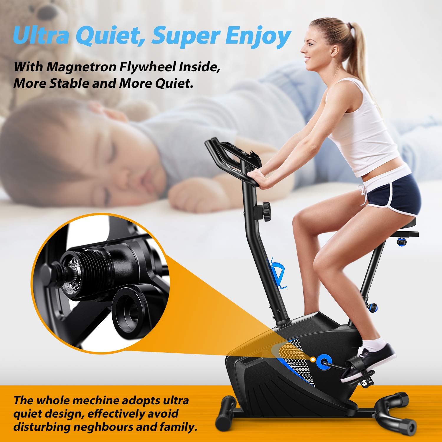 Sepeda Olahraga dengan Resista - Exercise Bike Magnetic Resistance ulasan dan harga