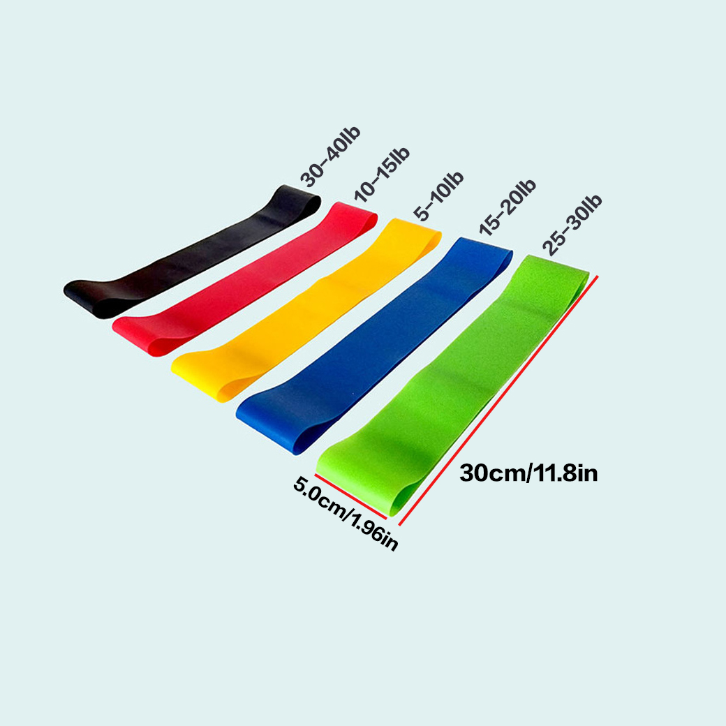 5 Buah Pita Resistensi Yoga Pi - Pilates Bar Kit With Resistance Bands ulasan dan harga