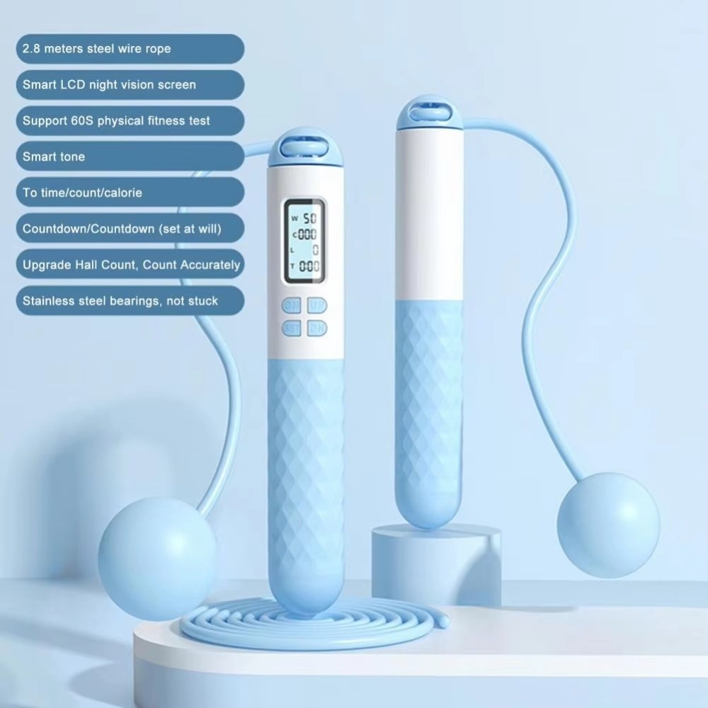 Tali Lompat Tanpa Kabel Portab - Smart Jump Rope Digital Counter ulasan dan harga
