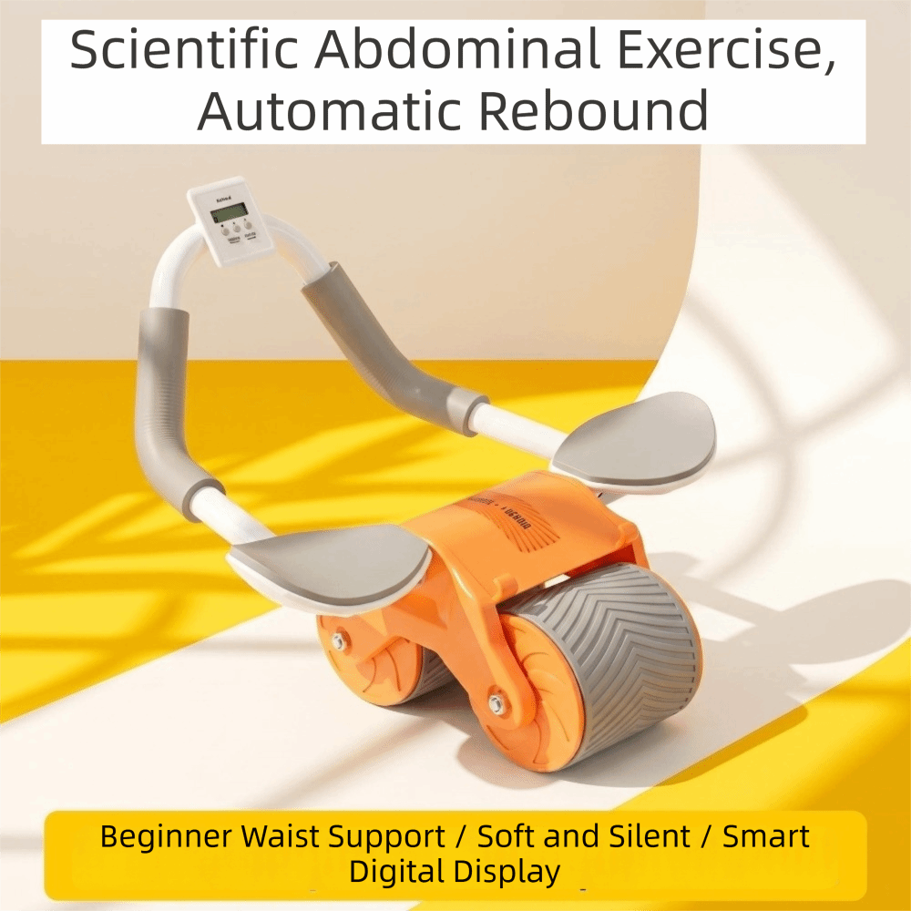 Roda Ab Roller Otomatis dengan - Ab Roller Wheel With Elbow Support ulasan dan harga