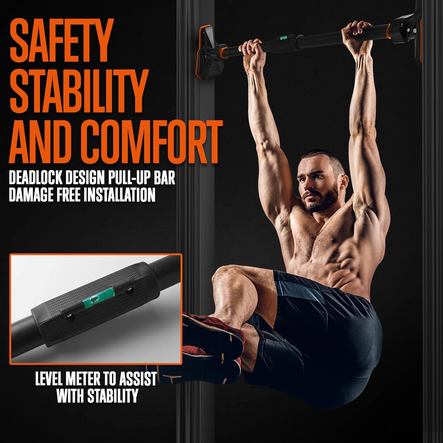 Bar Pull Up/Chin Up untuk Pint - Door Pull Up Bar No Screw ulasan dan harga