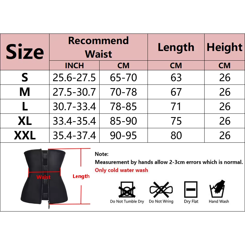 Korset Pelangsing Perut Wanita - Sweat Waist Trainer Belt Neoprene ulasan dan harga