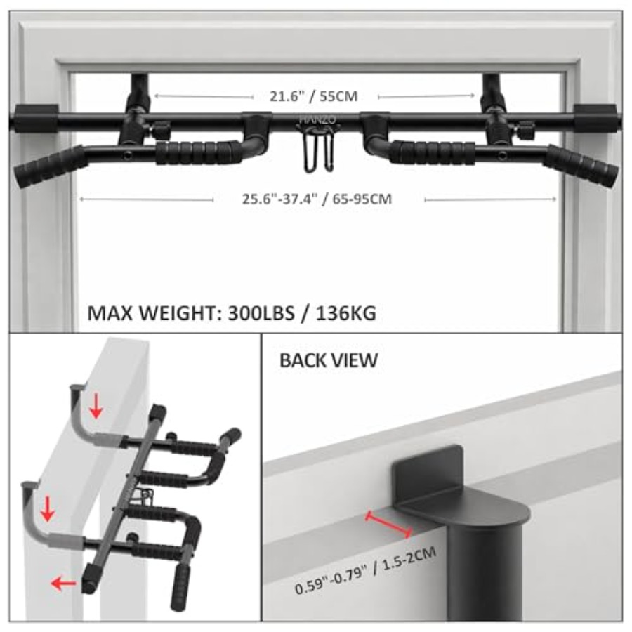 Set Bar Pull Up untuk Pintu de - Door Pull Up Bar No Screw ulasan dan harga