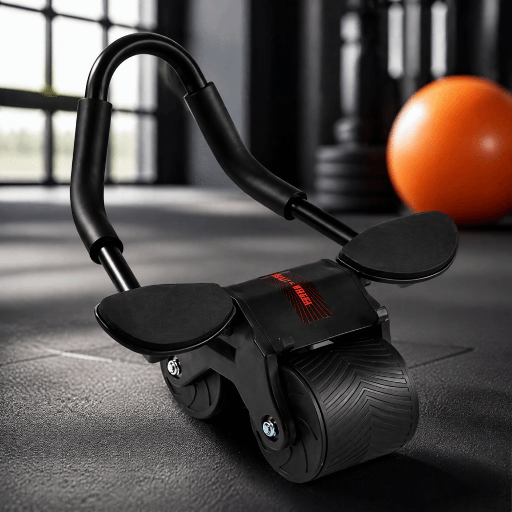 Roda Ab Roller Otomatis dengan - Ab Roller Wheel With Elbow Support ulasan dan harga