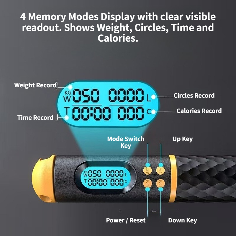 Tali Lompat Pintar, Tali Lompa - Smart Jump Rope Digital Counter ulasan dan harga