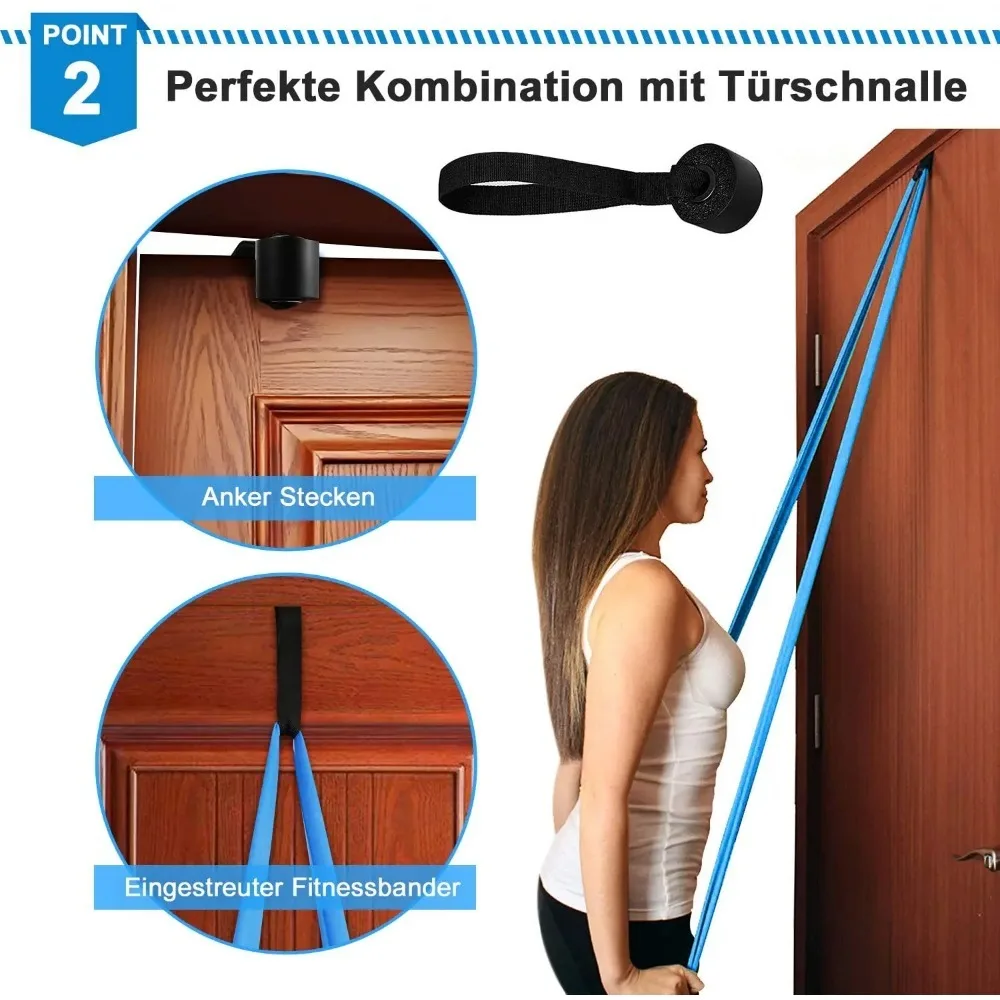 4 Buah/Set Pita Kebugaran Elas - Pilates Bar Kit With Resistance Bands ulasan dan harga